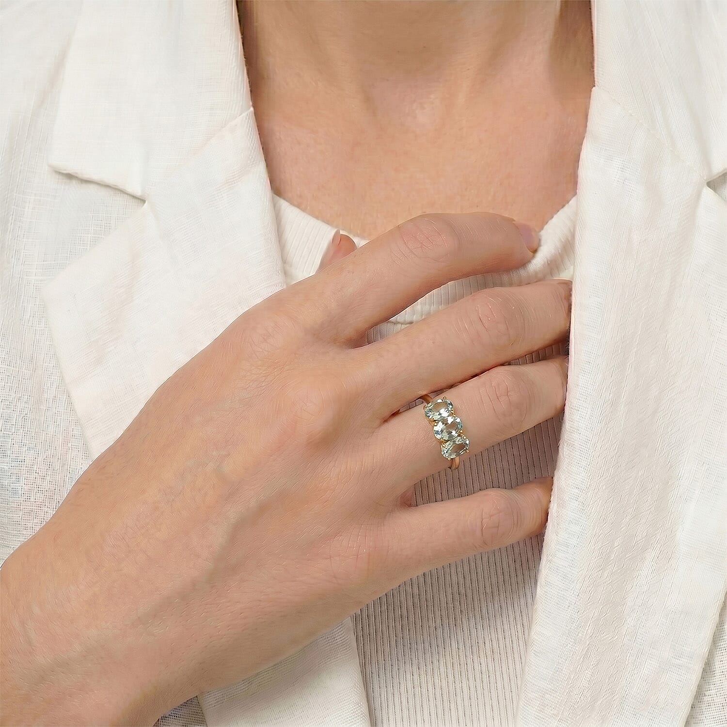 Trilogy Ring in Sterling Silver