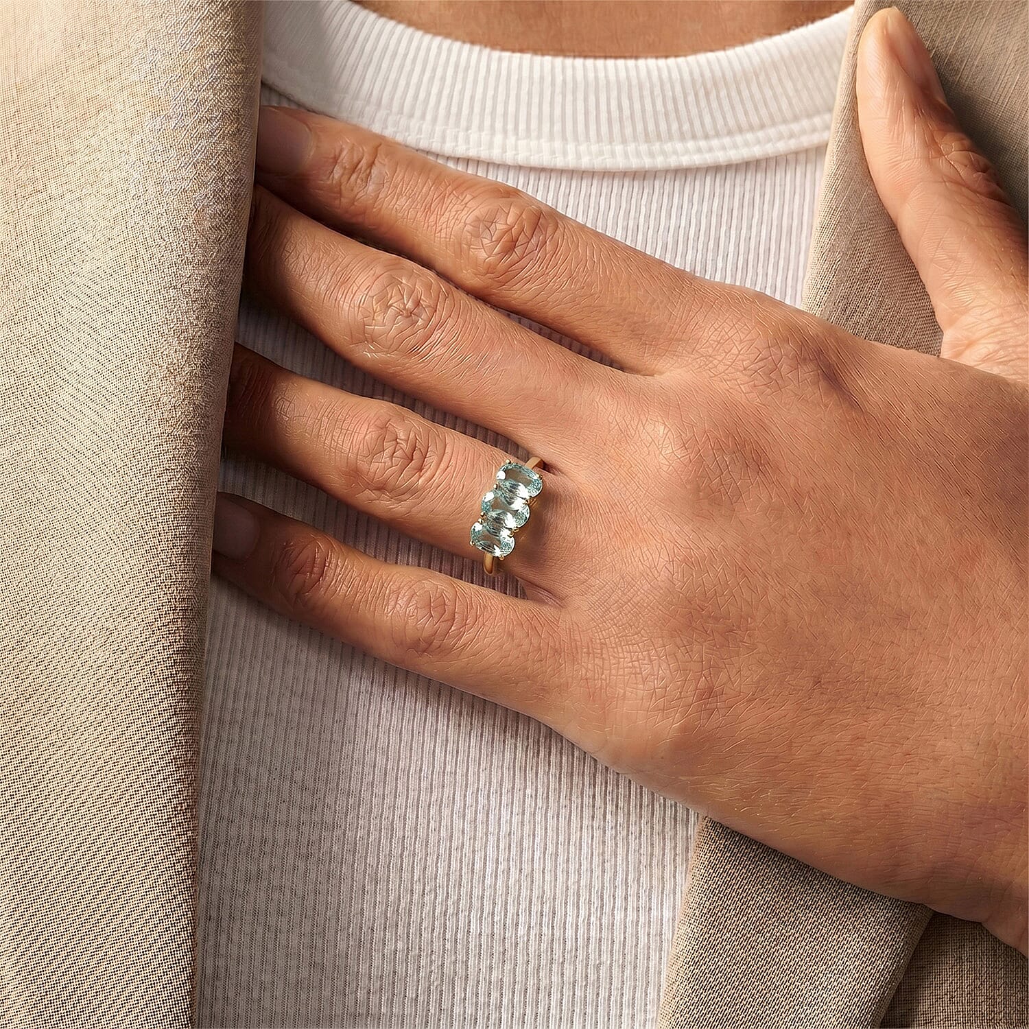 Trilogy Ring in Sterling Silver