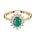 Princess Diana Inspired Halo Ring in Sterling Silver