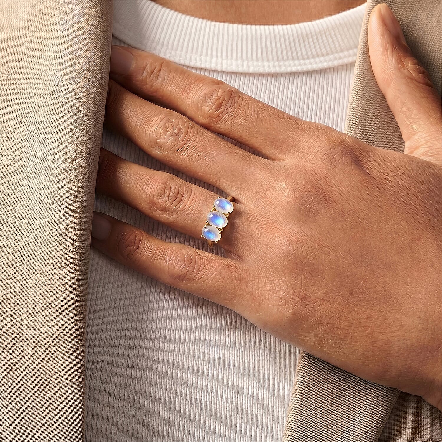 Trilogy Ring in Sterling Silver