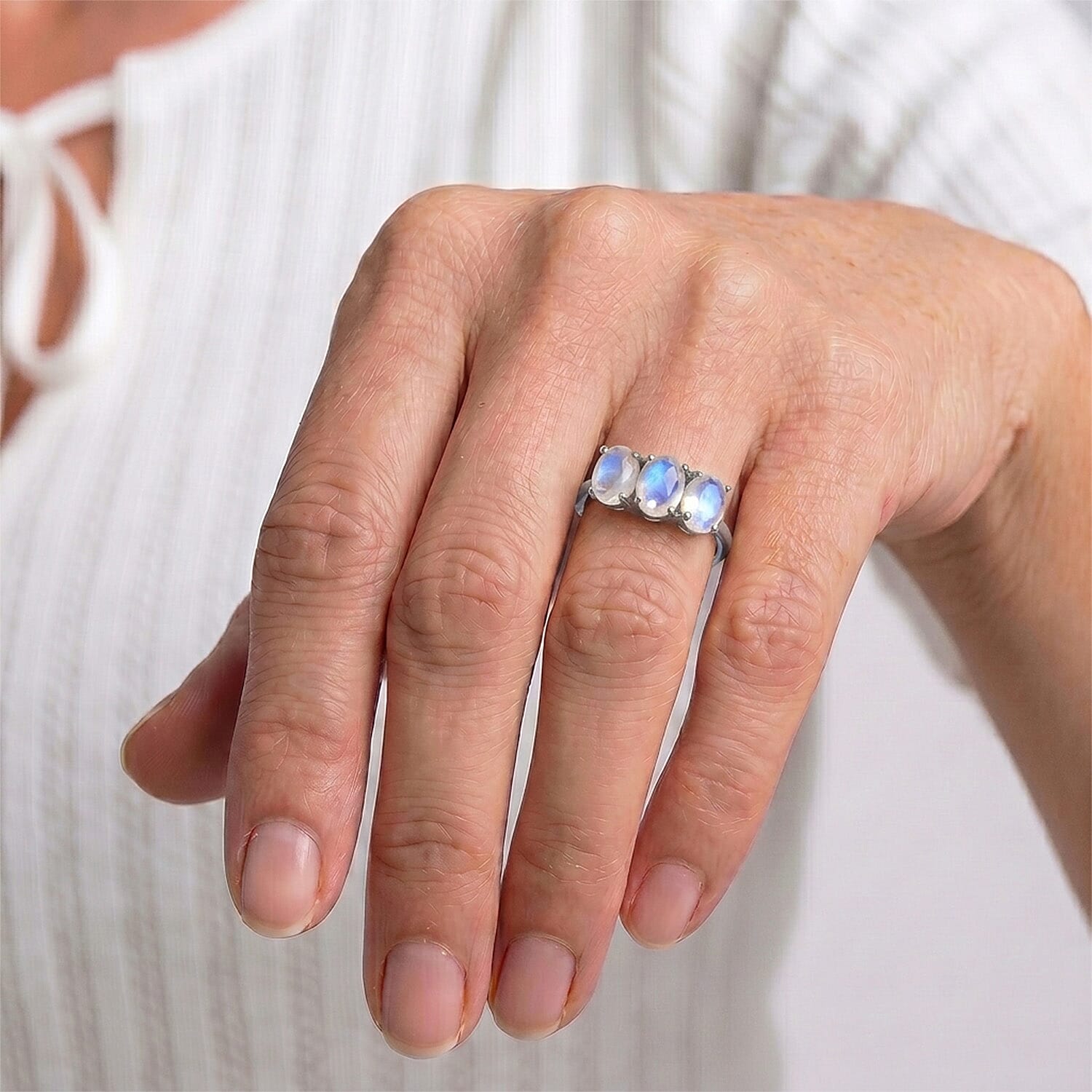 Trilogy Ring in Sterling Silver