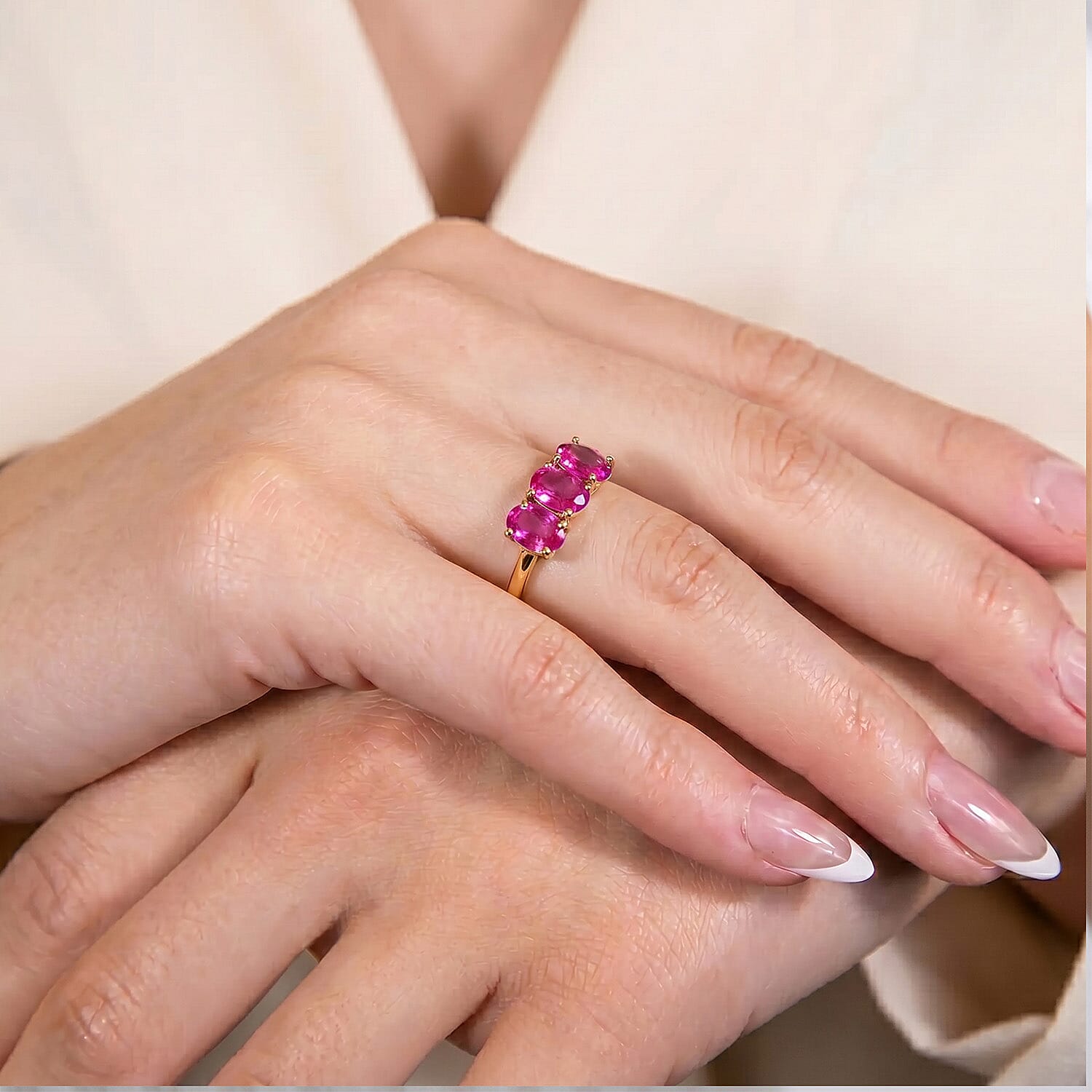 Trilogy Ring in Sterling Silver