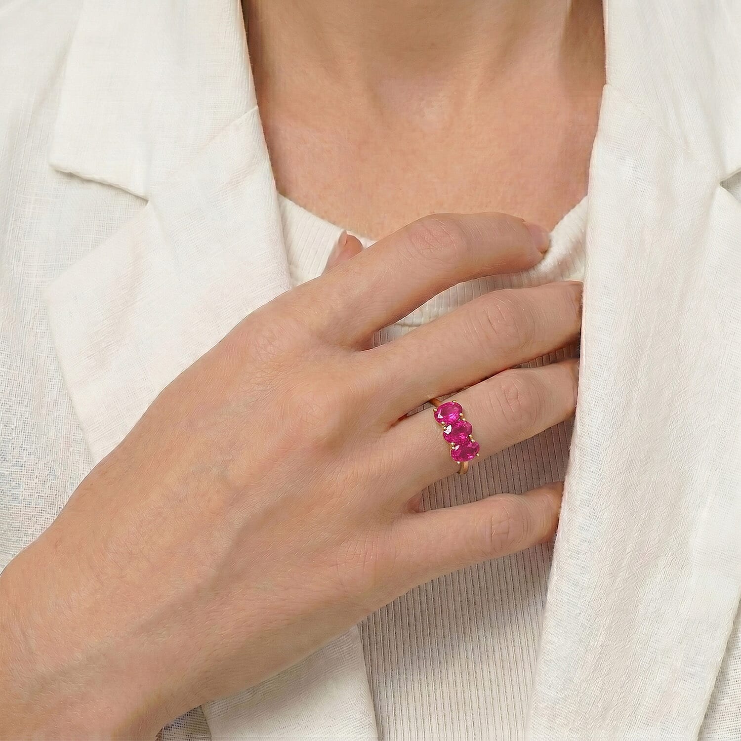 Trilogy Ring in Sterling Silver