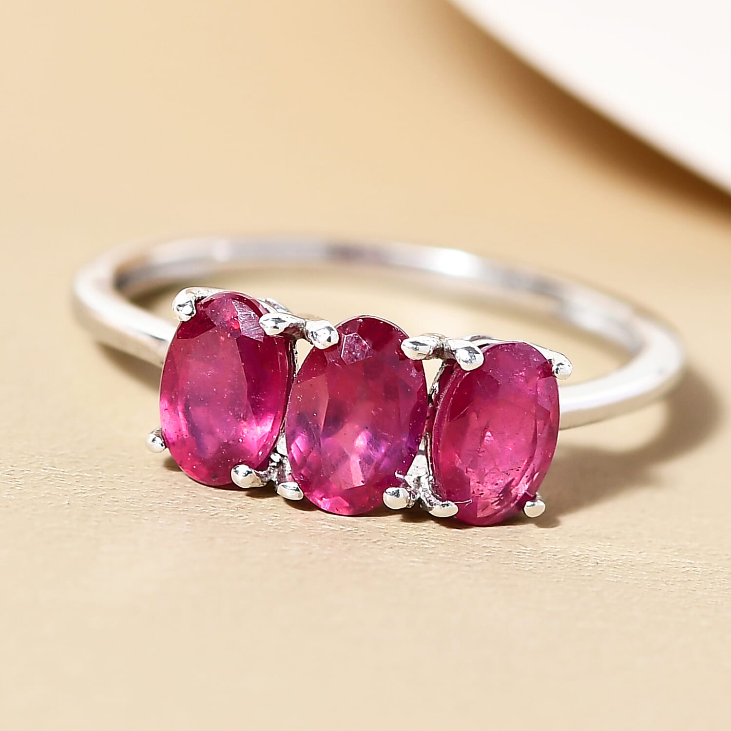 Trilogy Ring in Sterling Silver