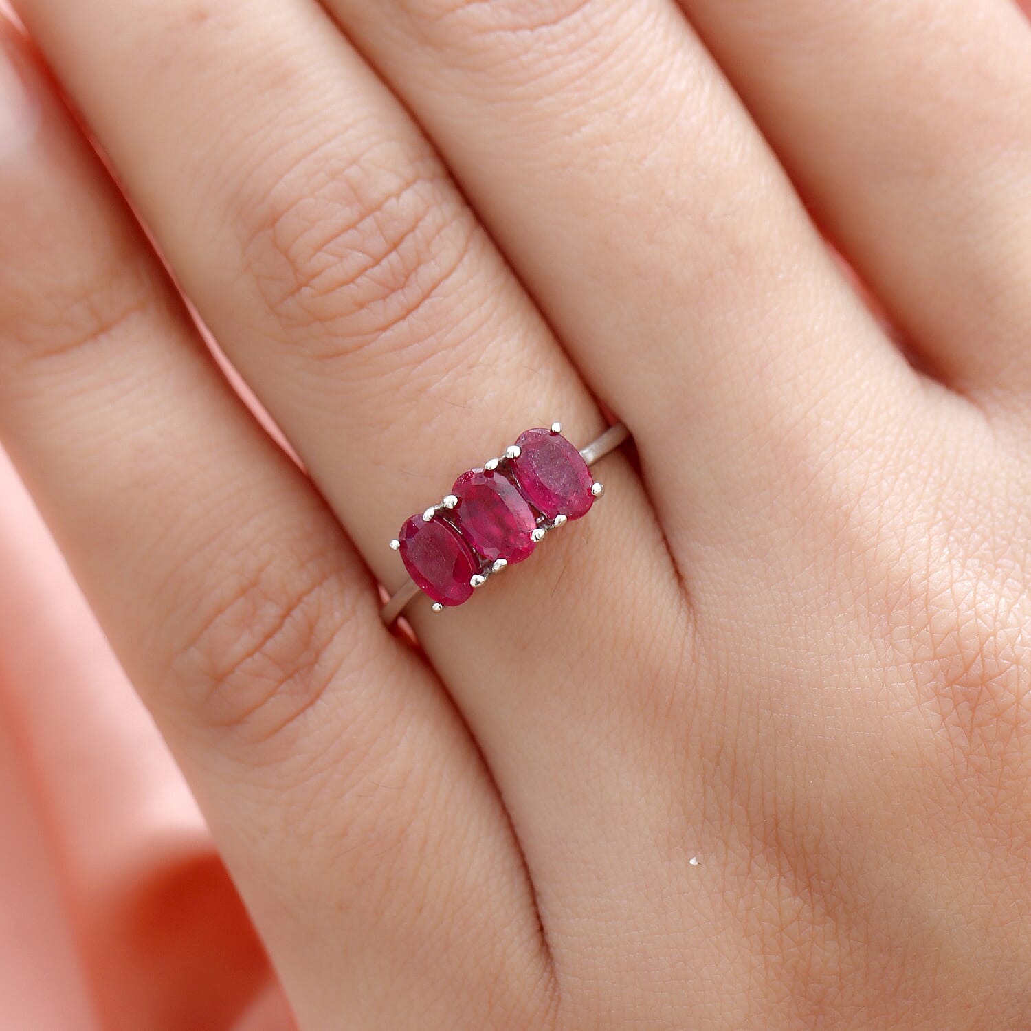 Trilogy Ring in Sterling Silver