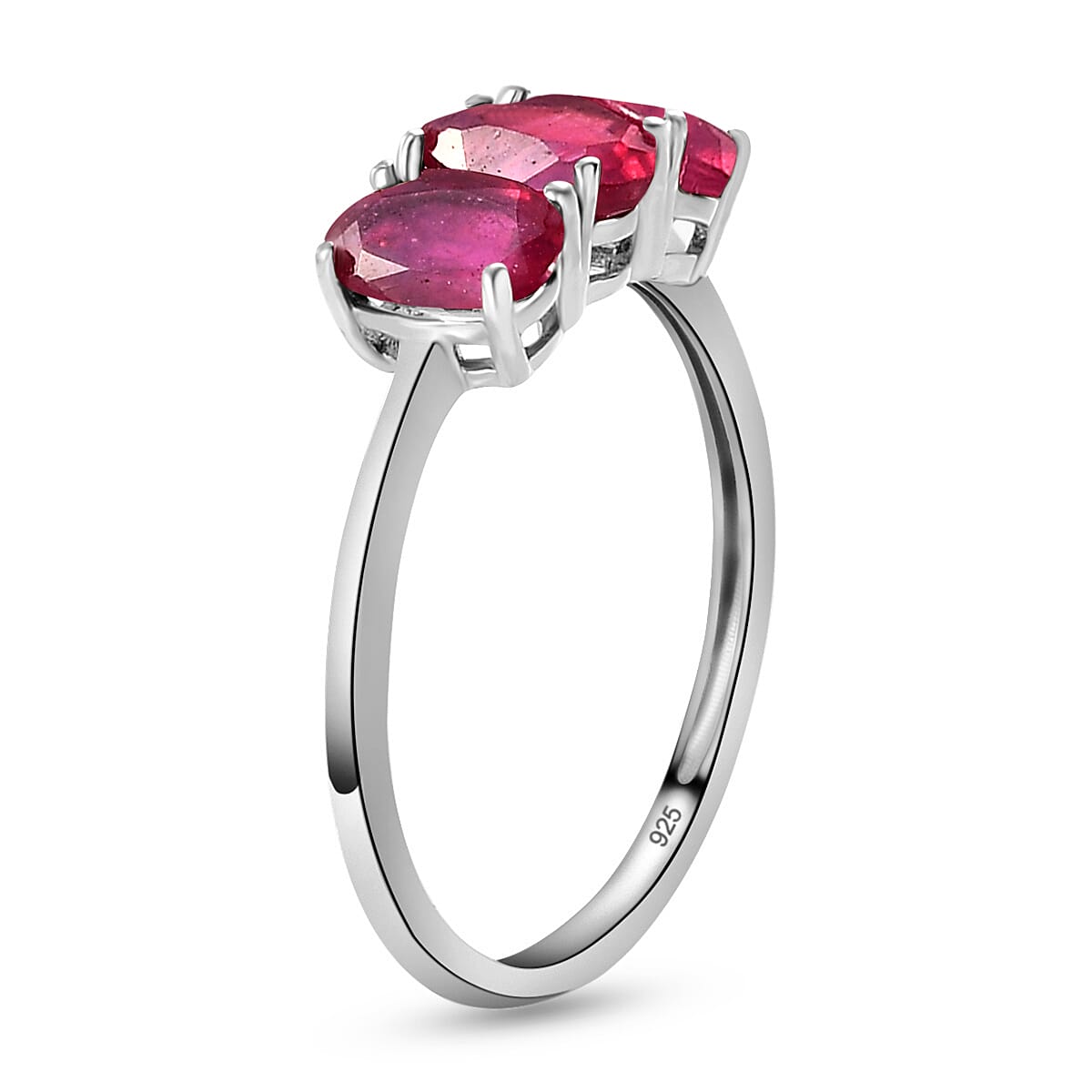 Trilogy Ring in Sterling Silver