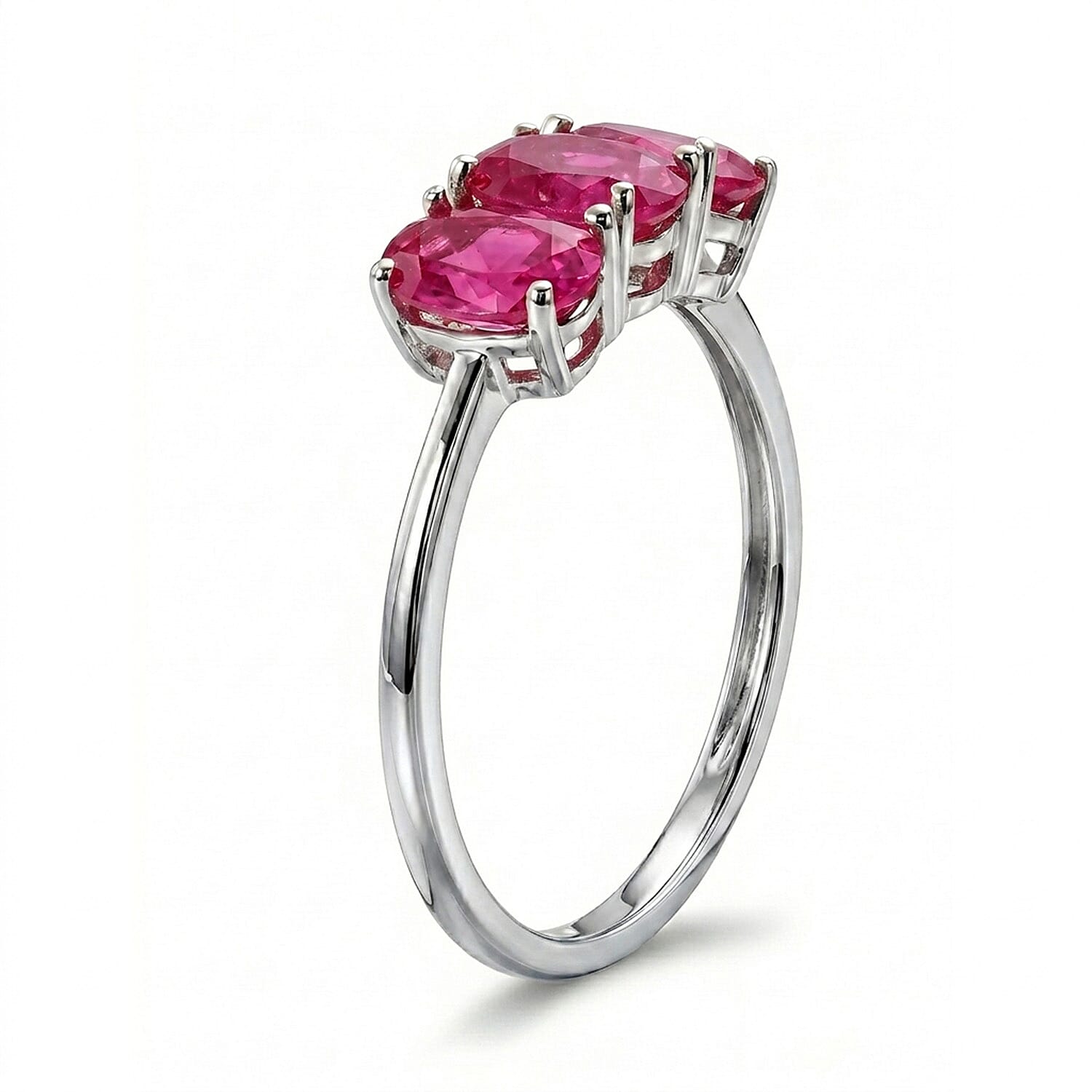 Trilogy Ring in Sterling Silver