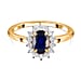 Princess Diana Inspired Halo Ring in Sterling Silver