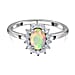 Princess Diana Inspired Halo Ring in Sterling Silver