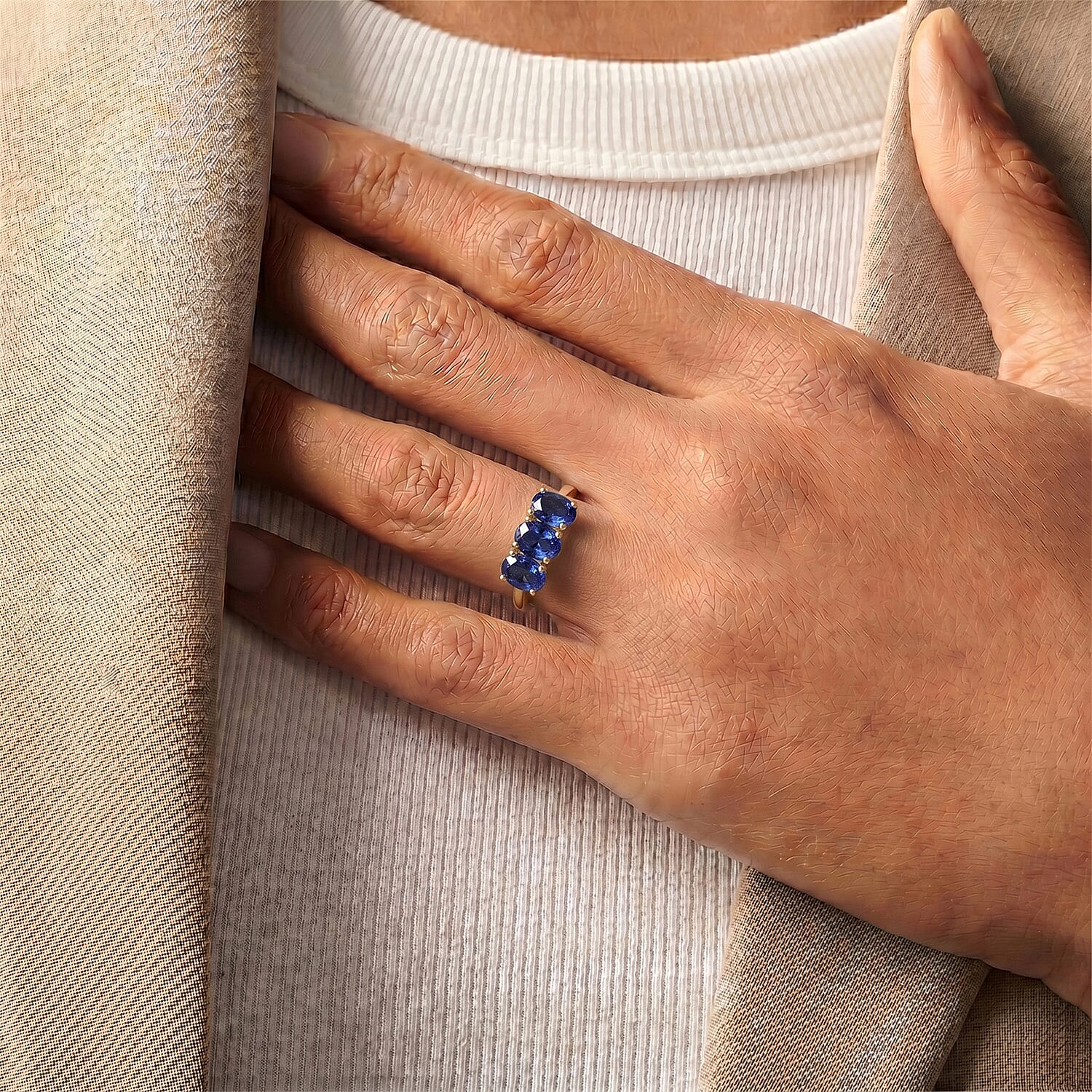 Trilogy Ring in Sterling Silver