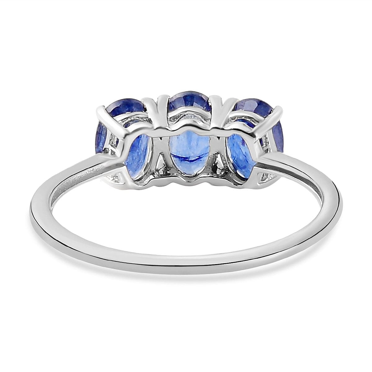 Masoala Sapphire Trilogy Ring in Sterling Silver