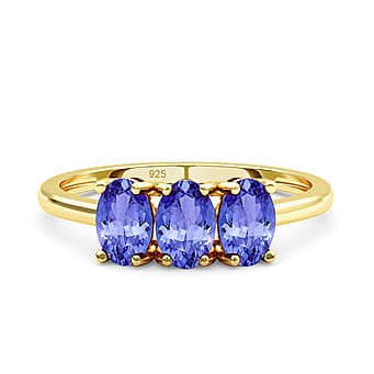 https://tjcuk.sirv.com/Products/74/4/7442510/Tanzanite-Trilogy-Ring-in-14K-Gold-Overlay-Sterling-Silver_7442510.jpg?w=342&h=342