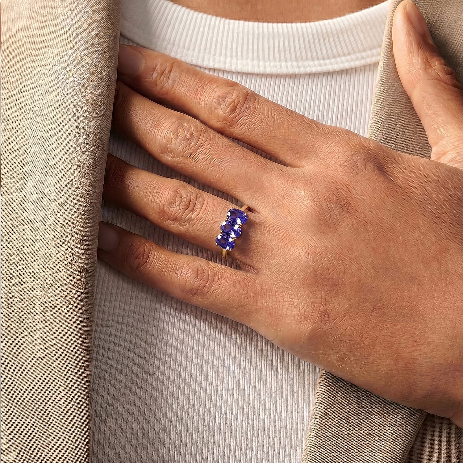 Trilogy Ring in Sterling Silver