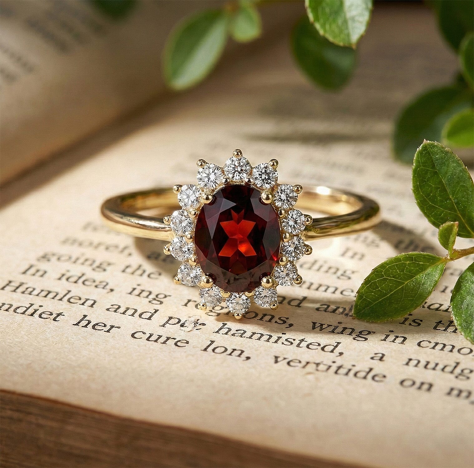 Princess Diana Inspired Halo Ring in Sterling Silver