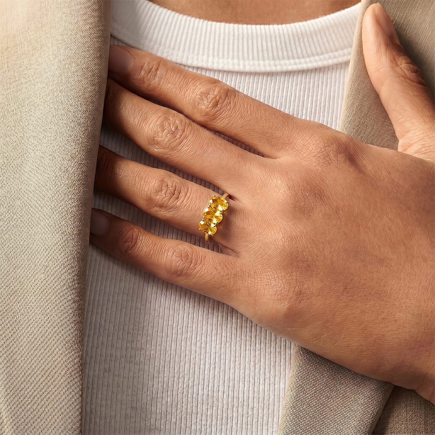 Trilogy Ring in Sterling Silver