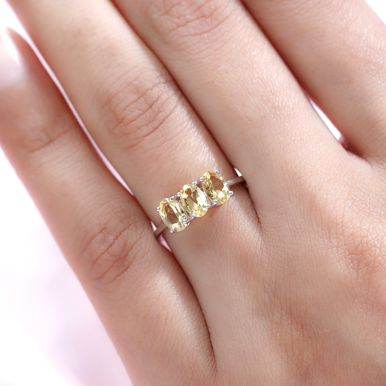 Trilogy Ring in Sterling Silver