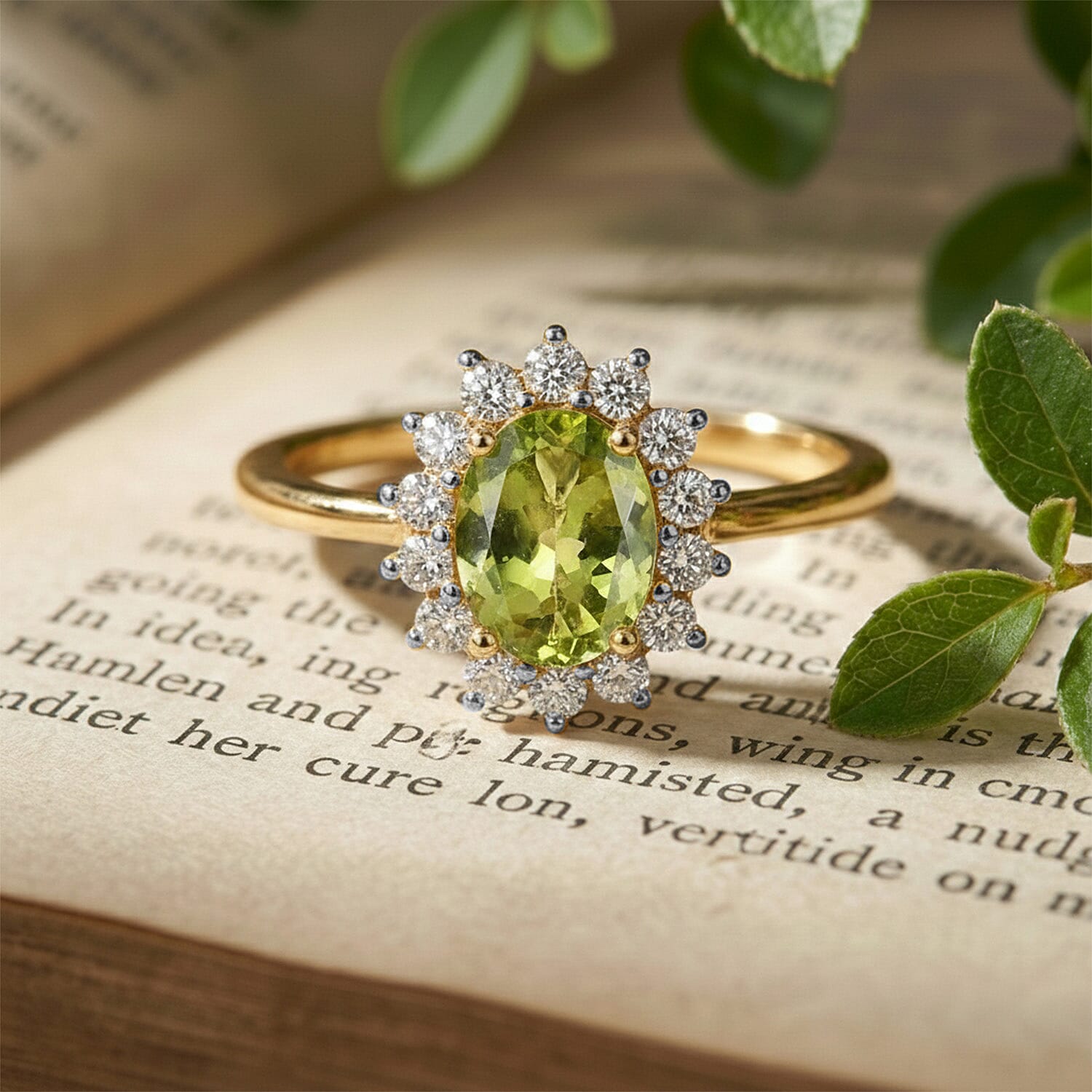 Princess Diana Inspired Halo Ring in Sterling Silver