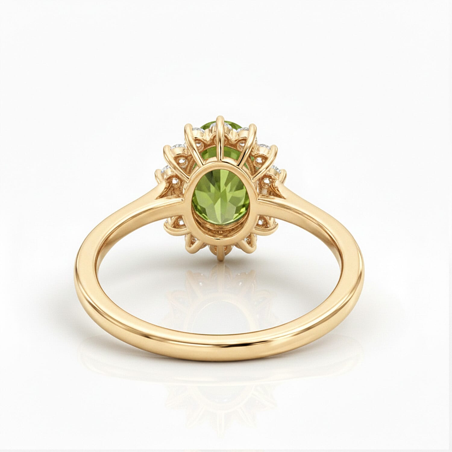 Princess Diana Inspired Halo Ring in Sterling Silver