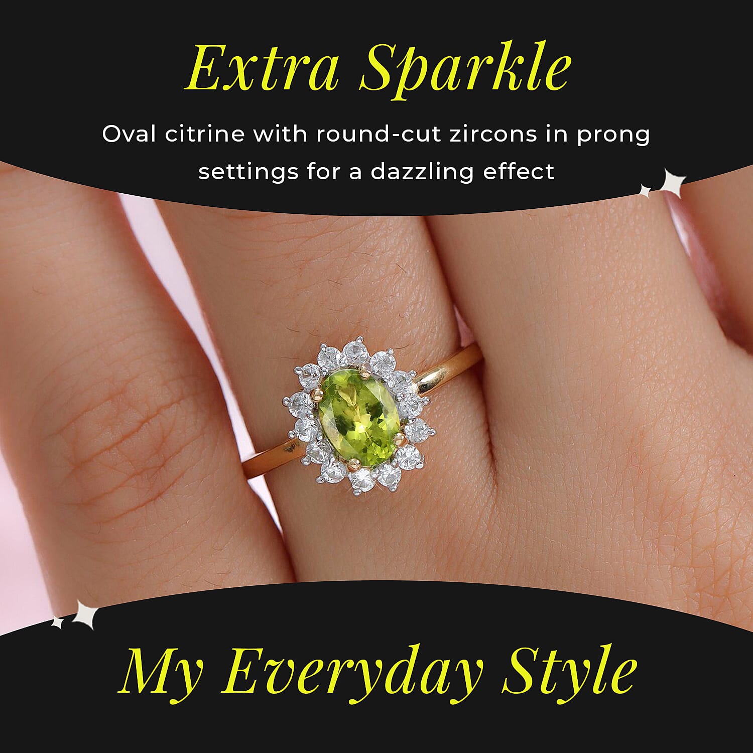 Princess Diana Inspired Halo Ring in Sterling Silver