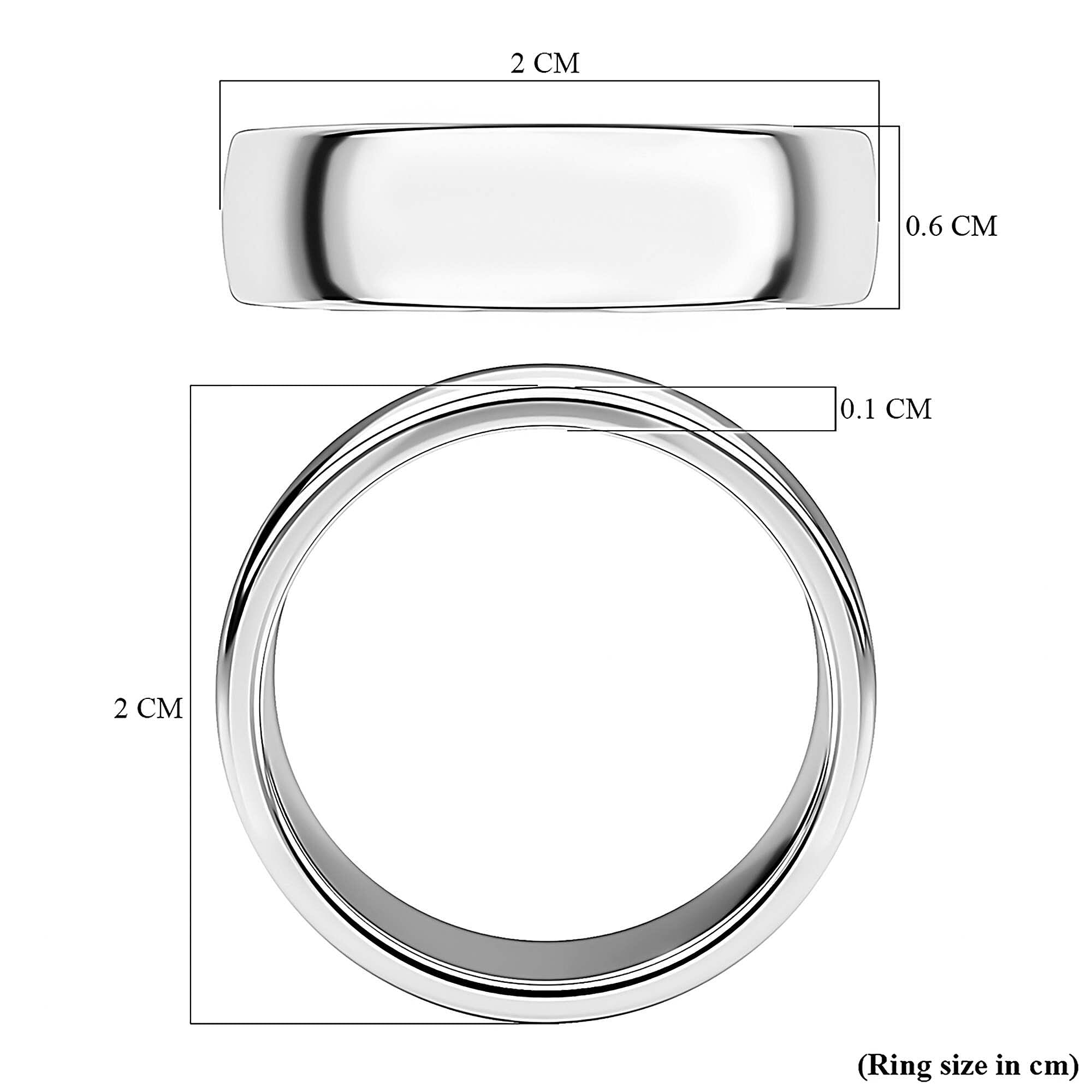 I Love You Engraved Band Ring in Sterling Silver