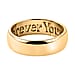 I Love You Engraved Band Ring in Sterling Silver