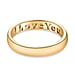 I Love You Engraved Band Ring in Sterling Silver