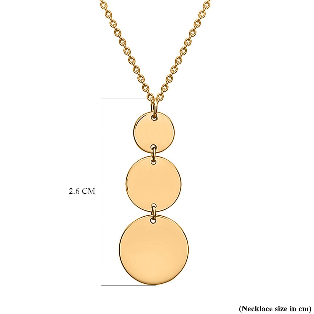 9K Yellow Gold  NecklaceE (Size - 17),  Gold Wt. 2.3 Gms