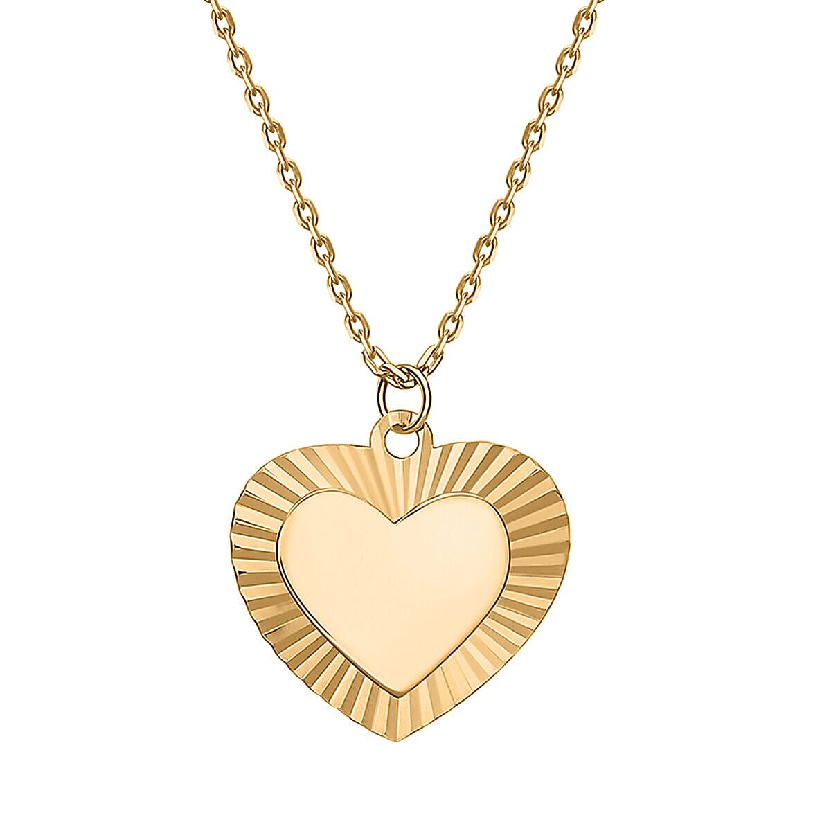 9K Yellow Gold  NecklaceE (Size - 18),  Gold Wt. 1.5 Gms