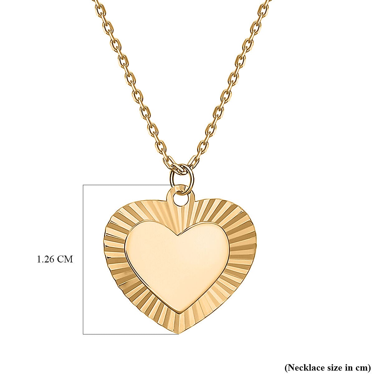 9K Yellow Gold  NecklaceE (Size - 18),  Gold Wt. 1.5 Gms