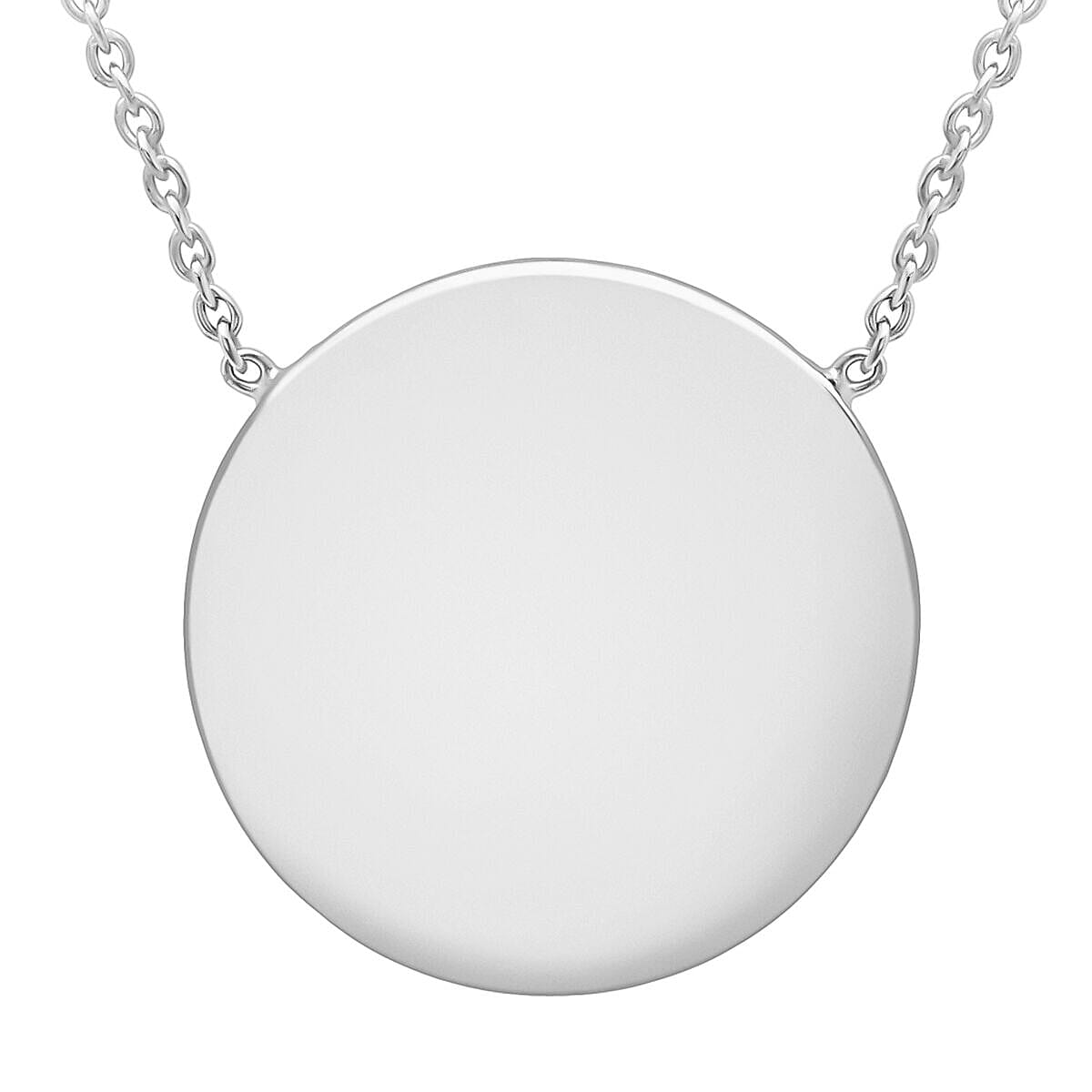 9K White Gold  NecklaceE (Size - 17),  Gold Wt. 2.8 Gms