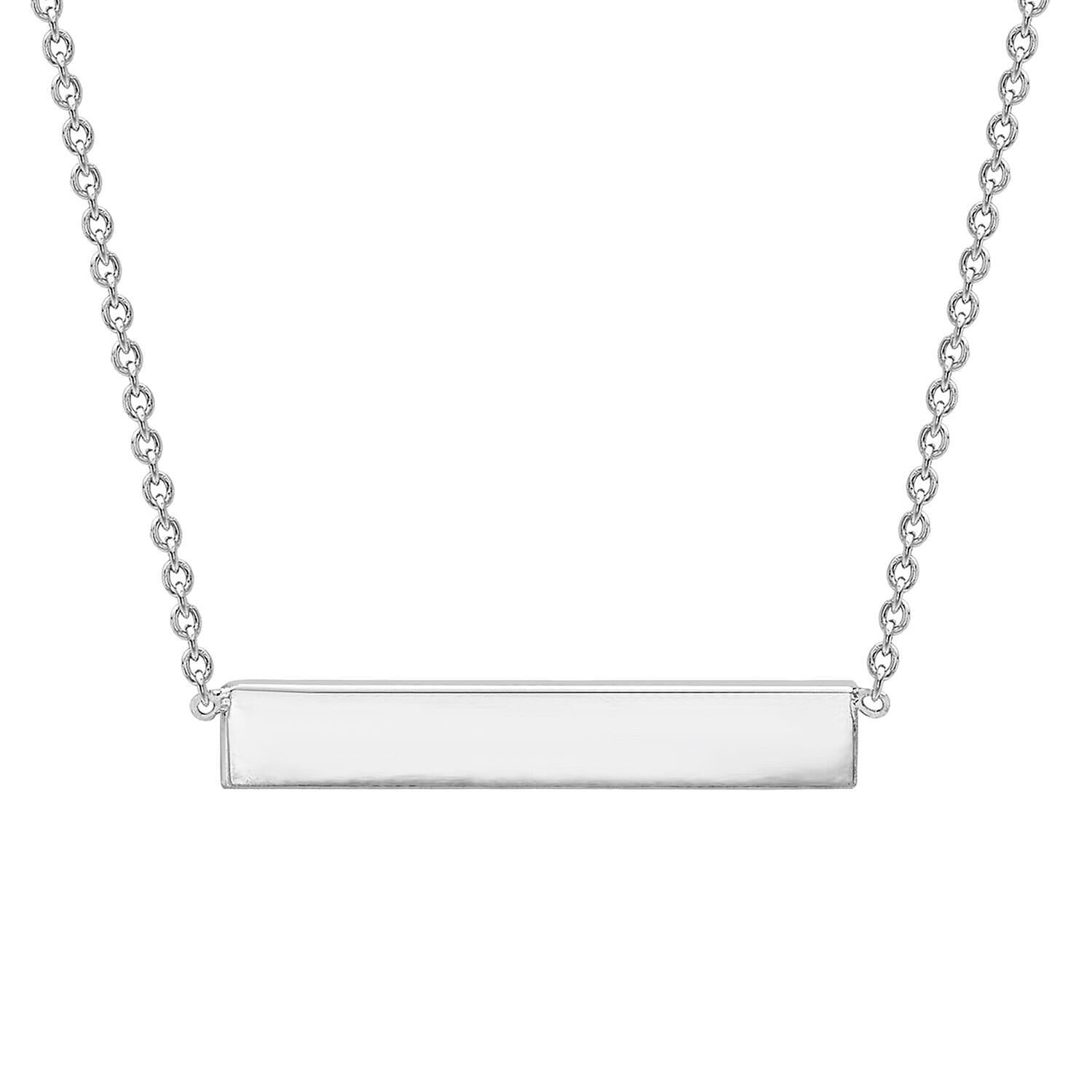 9K White Gold  NecklaceE (Size - 17),  Gold Wt. 1.7 Gms
