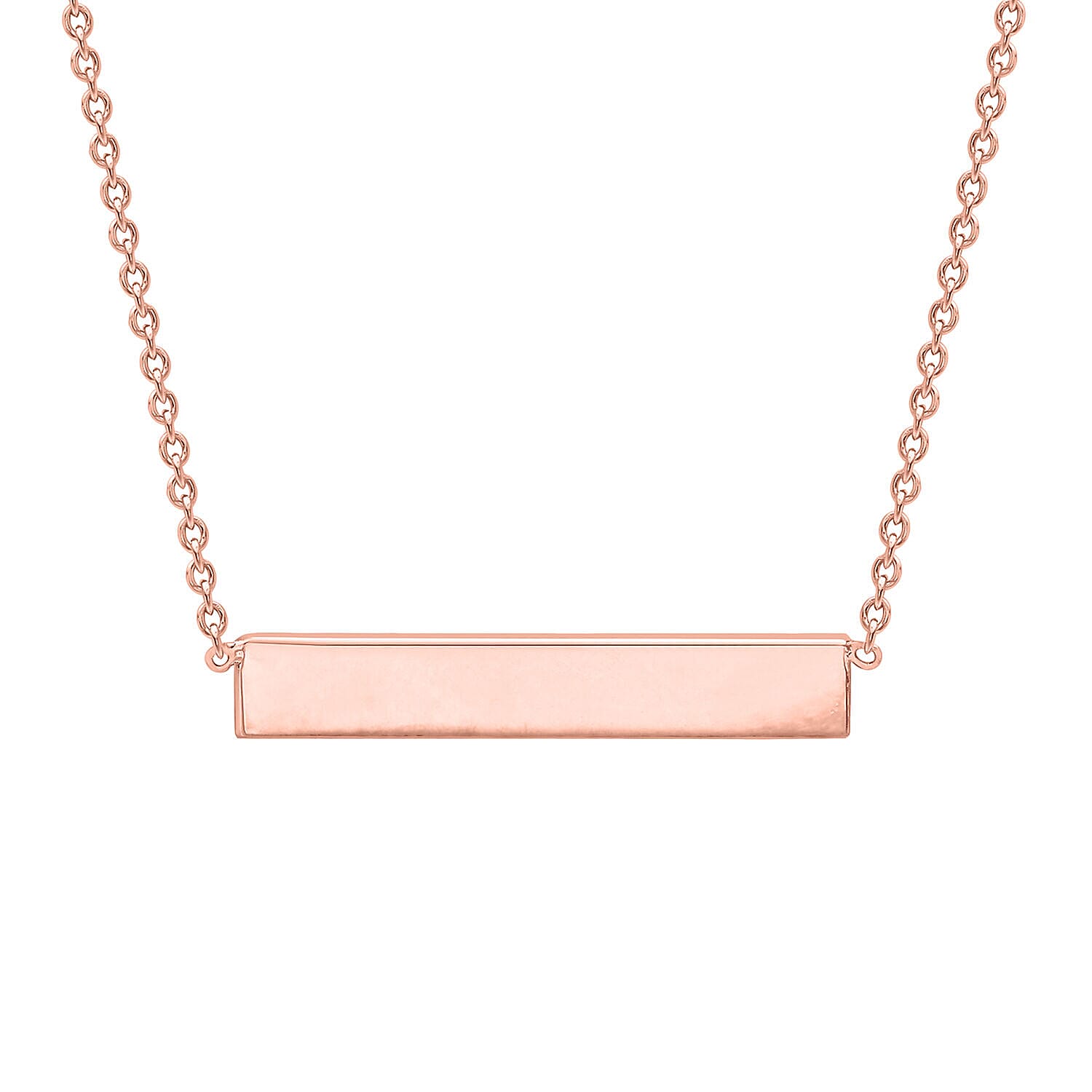 9K Rose Gold  NecklaceE (Size - 17),  Gold Wt. 1.7 Gms