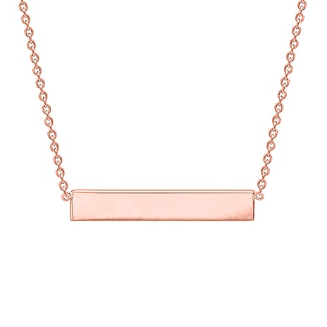 9K Rose Gold  NecklaceE (Size - 17),  Gold Wt. 1.7 Gms