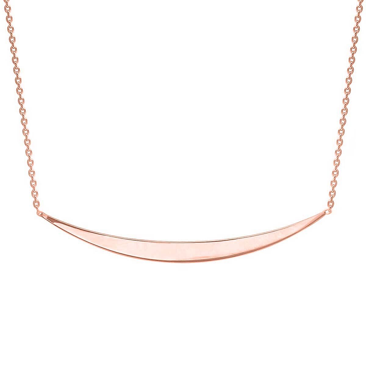 9K Rose Gold  NecklaceE (Size - 17),  Gold Wt. 2 Gms