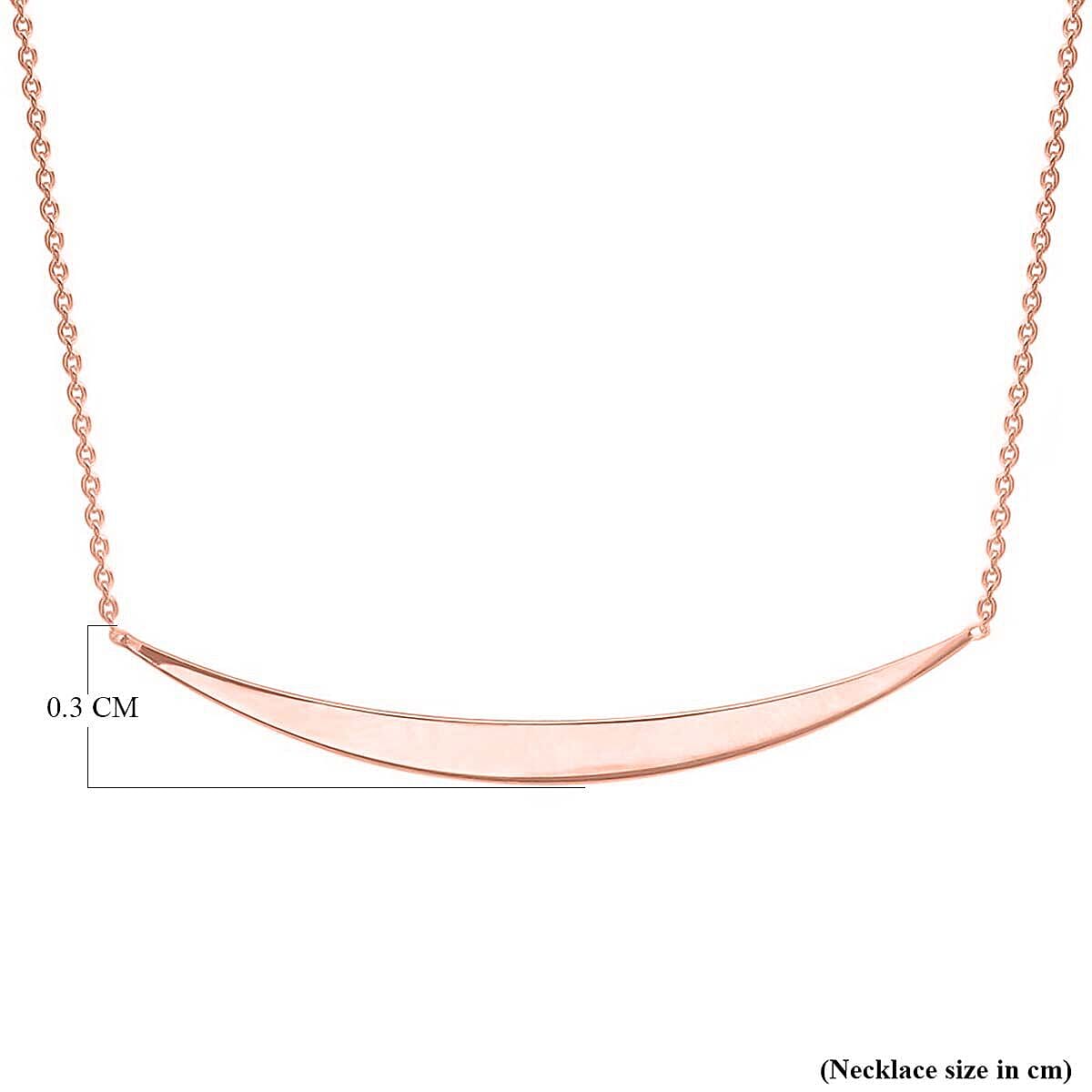 9K Rose Gold  NecklaceE (Size - 17),  Gold Wt. 2 Gms