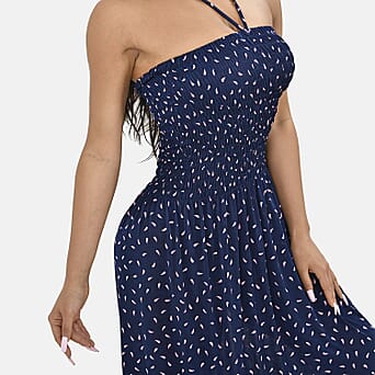 https://tjcuk.sirv.com/Products/74/4/7445524/Tamsy-Polyester-Polka-Dots-Dress-Size-125x1-cm-Pink-Light-Blue_7445524_3.jpg?w=342&h=342