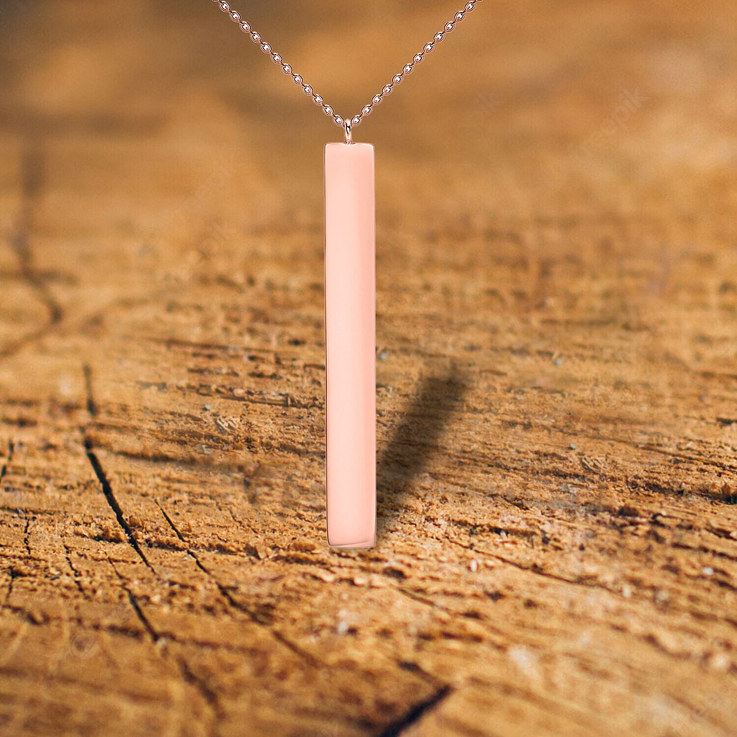 9K Rose Gold  NecklaceE (Size - 17),  Gold Wt. 2.6 Gms
