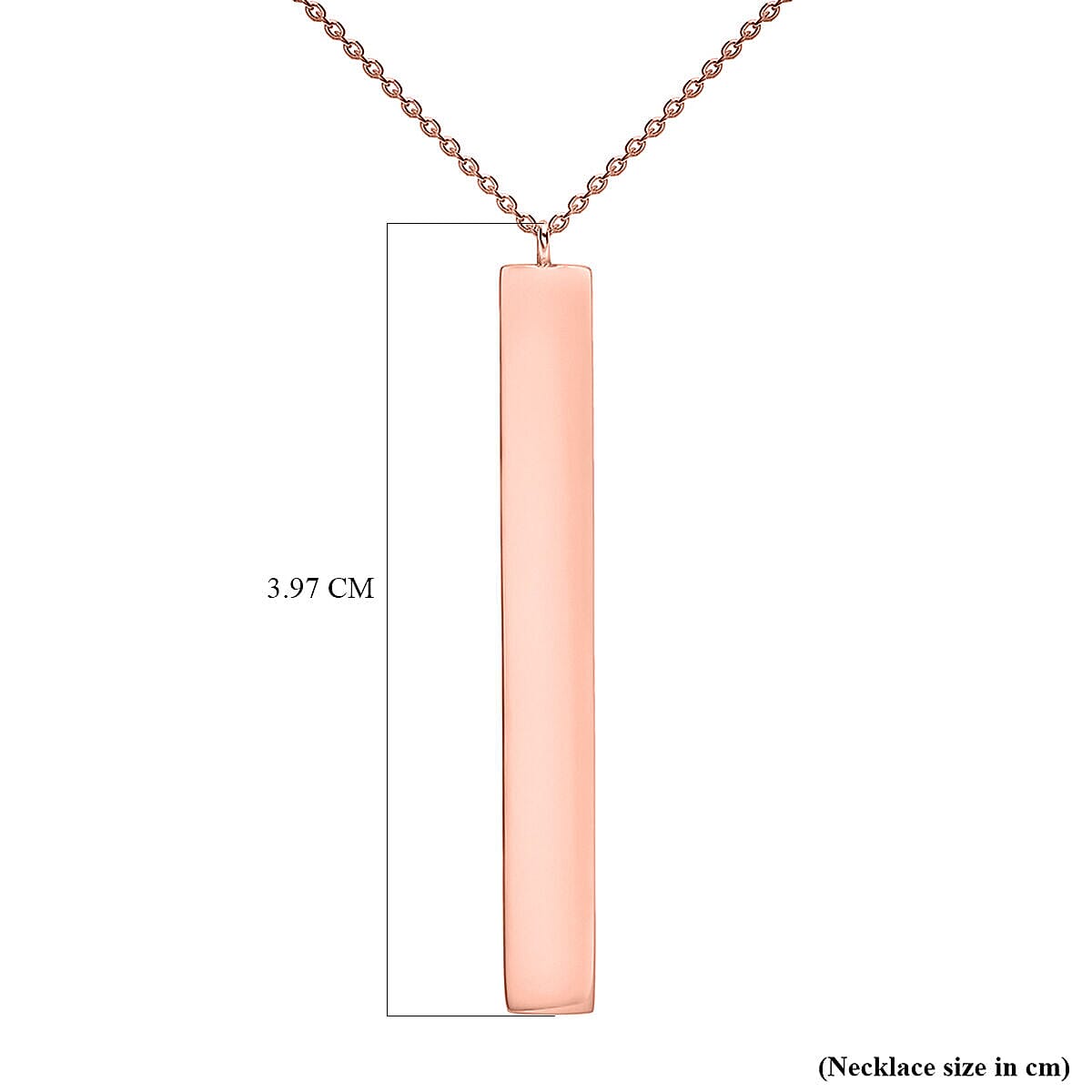 9K Rose Gold  NecklaceE (Size - 17),  Gold Wt. 2.6 Gms