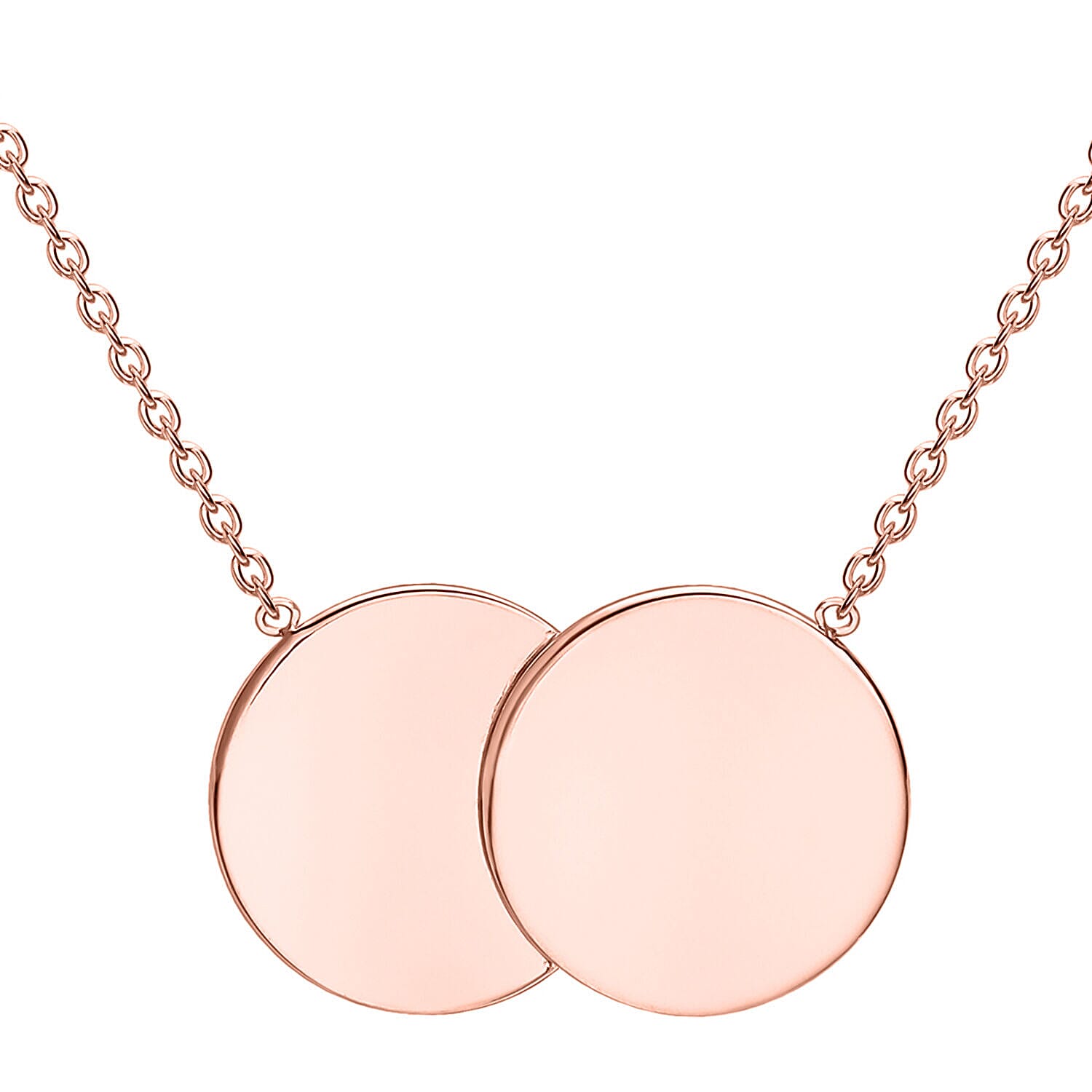 9K Rose Gold  NecklaceE (Size - 17),  Gold Wt. 2.4 Gms