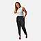 Emma Bi-Stretch Trousers (Size 12, Leg Length 25 inch) - Black