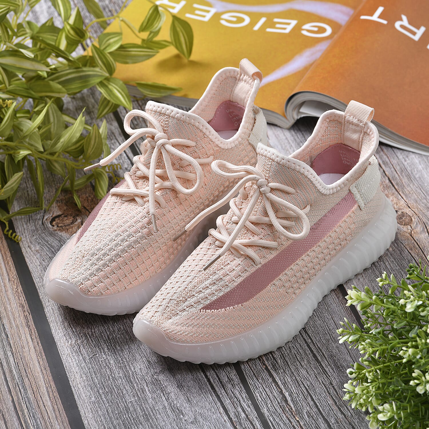 LA MAREY Lace-Up Trainers - Black & Grey