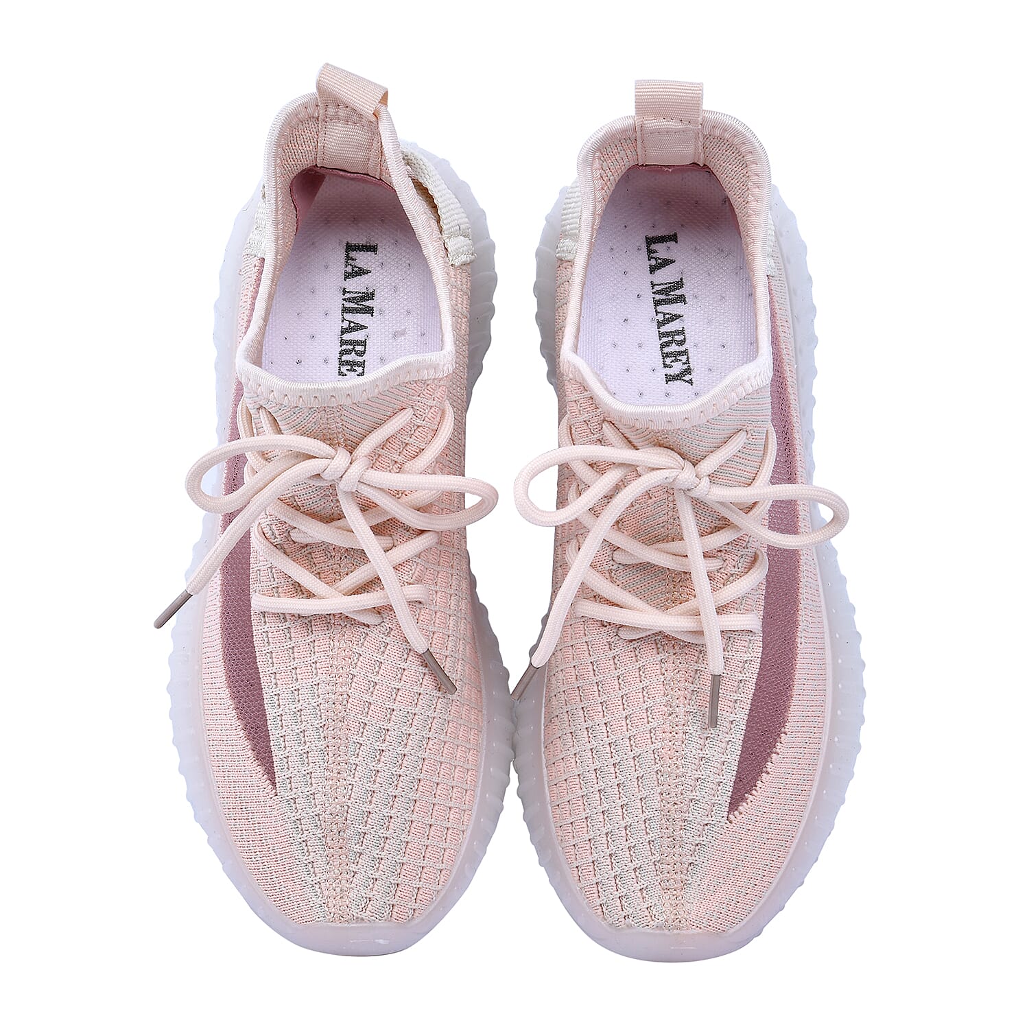 LA MAREY Lace-Up Trainers - Black & Grey