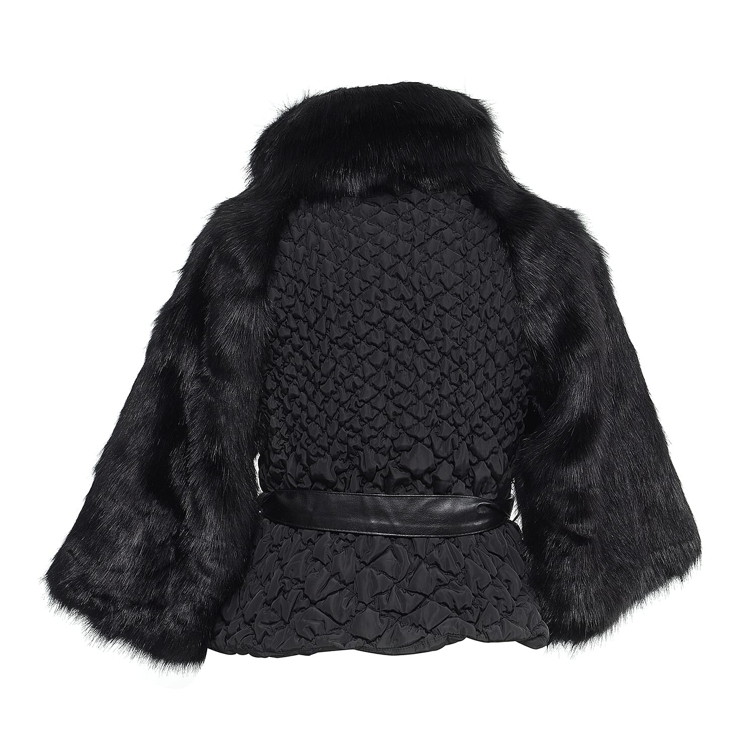 19V69 ITALIA by Alessandro Versace Soft Jacket with Ribbon (Size L-XL) - Black