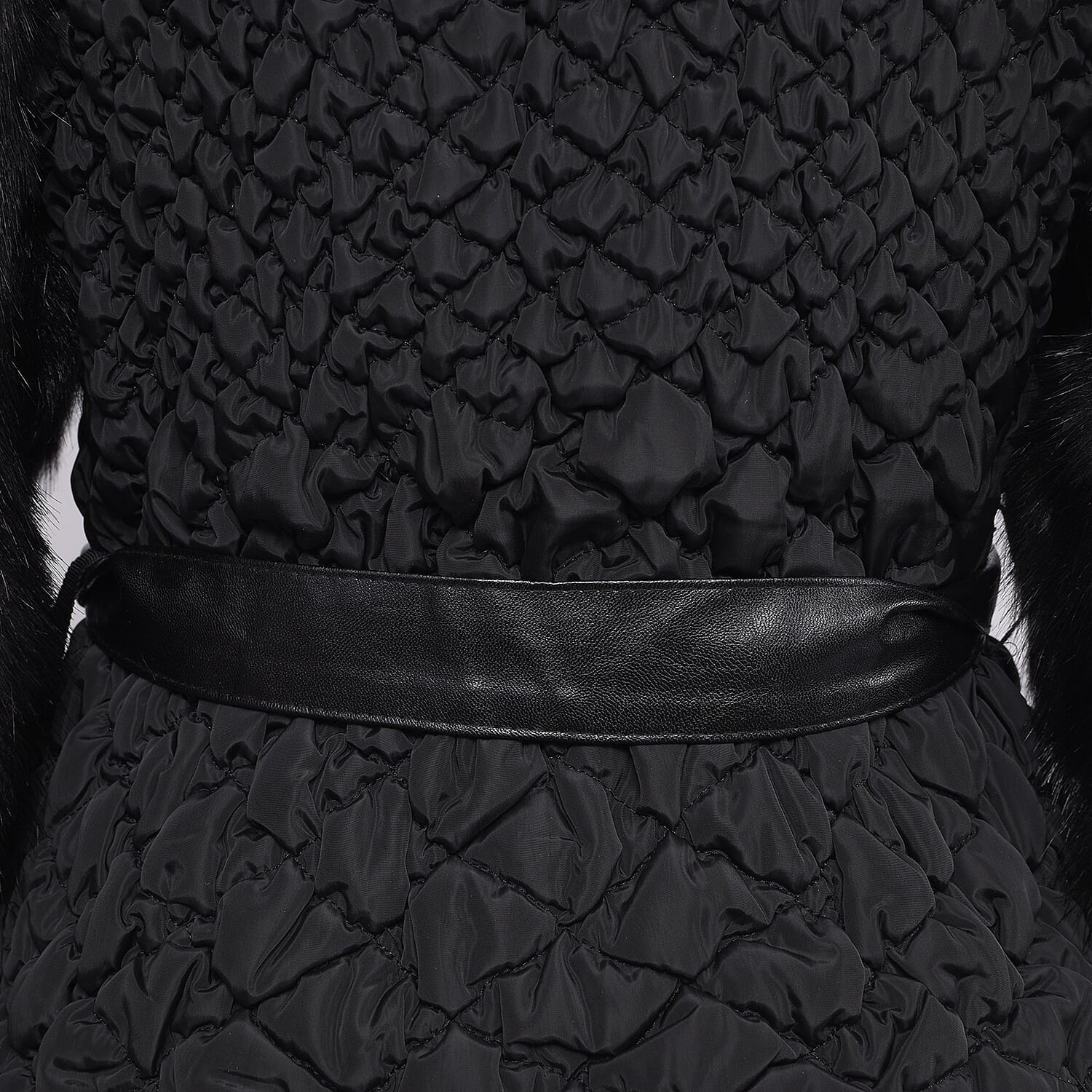 19V69 ITALIA by Alessandro Versace Soft Jacket with Ribbon (Size L-XL) - Black