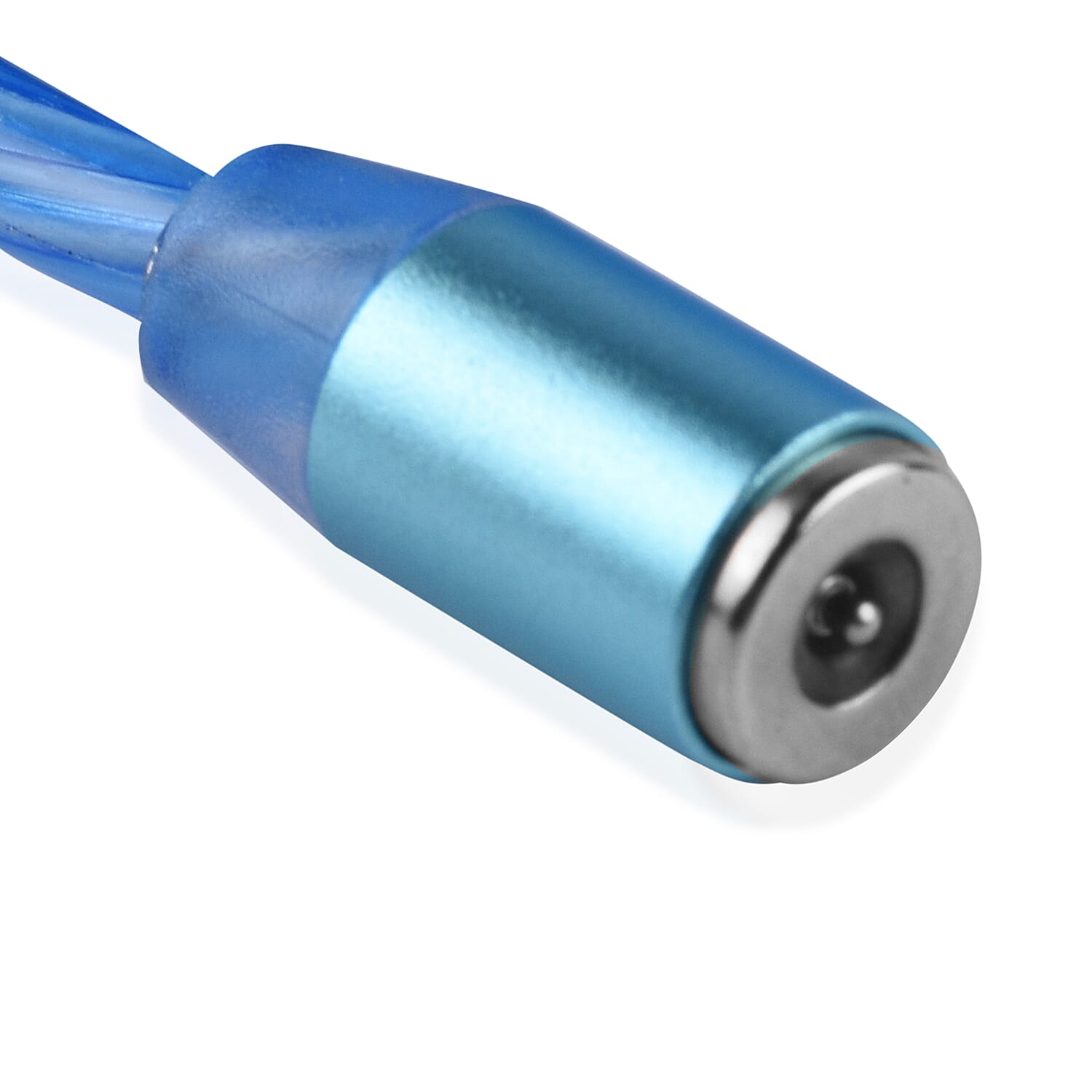 3 in 1 Magnetic Charging Cable with 3 Connectors For Phone and iPad-Blue