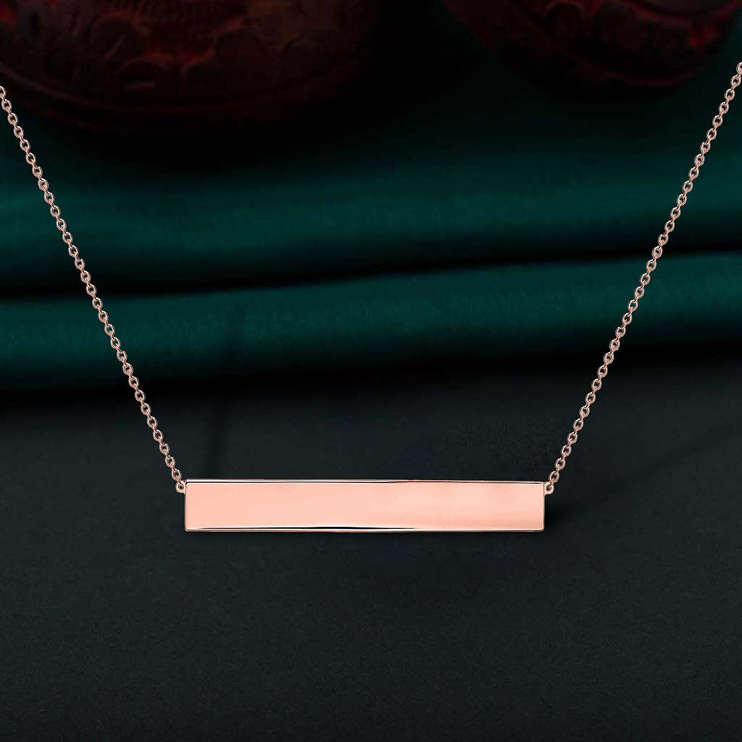 9K Rose Gold  NecklaceE (Size - 17),  Gold Wt. 2.5 Gms