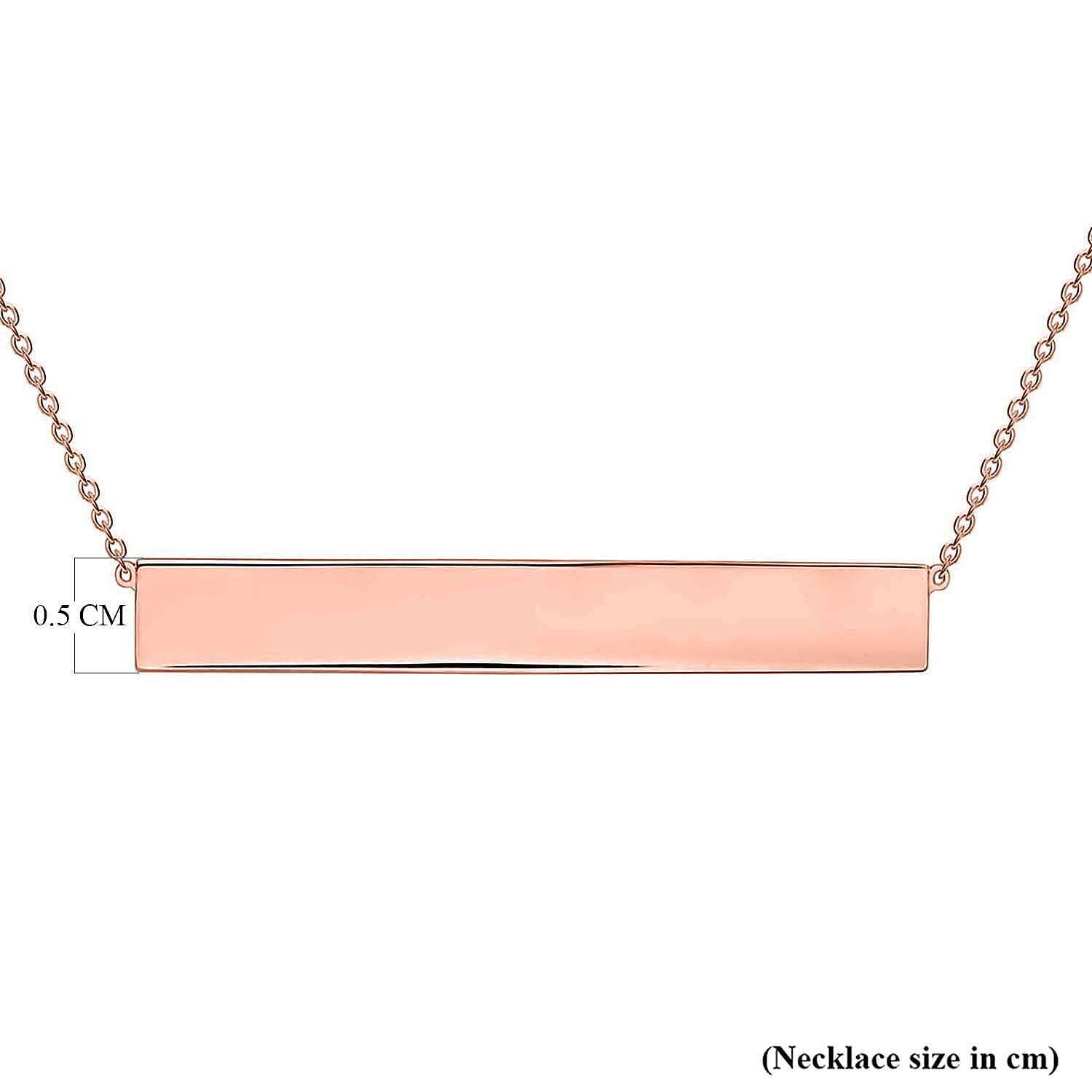 9K Rose Gold  NecklaceE (Size - 17),  Gold Wt. 2.5 Gms