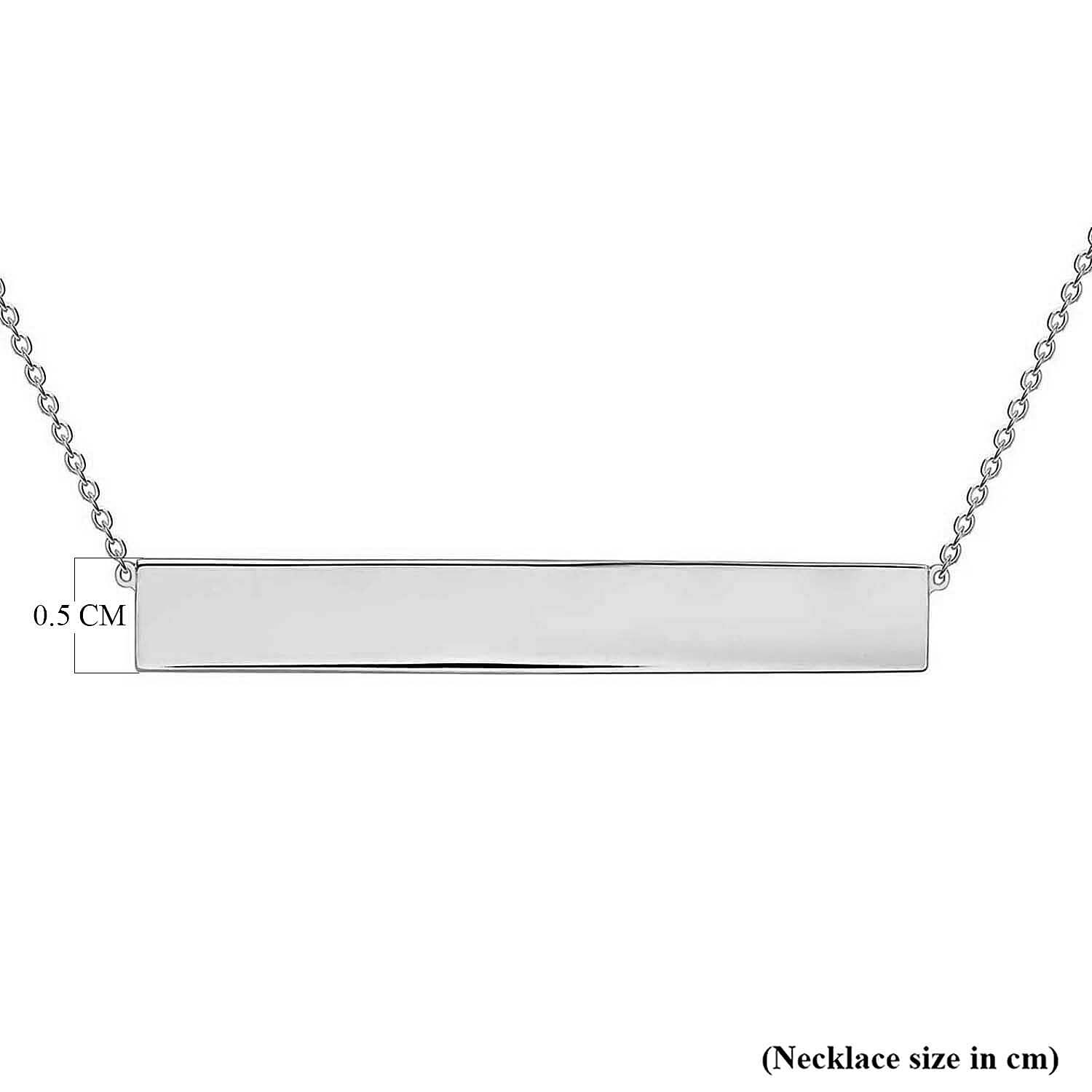 9K White Gold  NecklaceE (Size - 17),  Gold Wt. 2.5 Gms