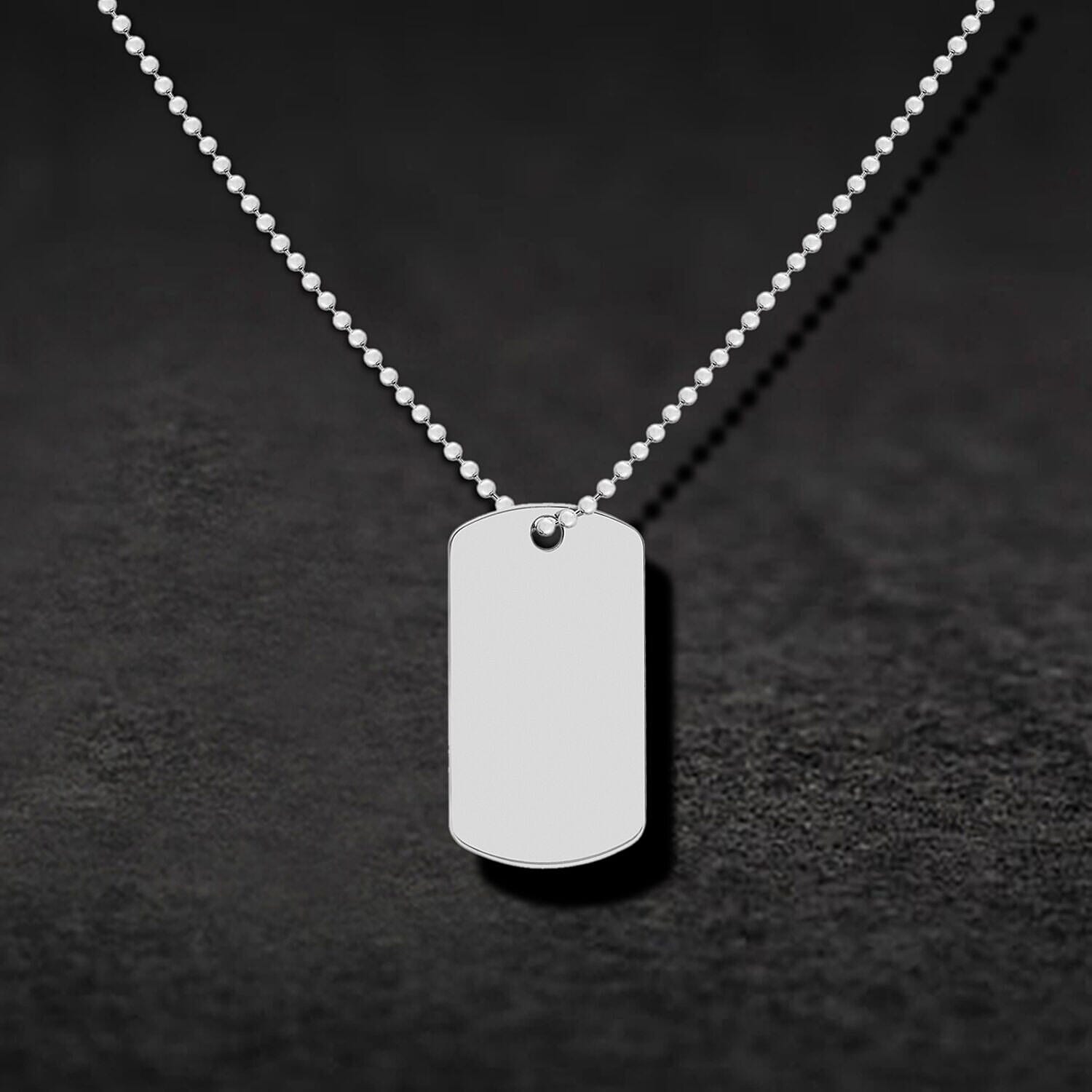 Sterling Silver NecklaceE (Size - 20),  Silver Wt. 13.4 Gms