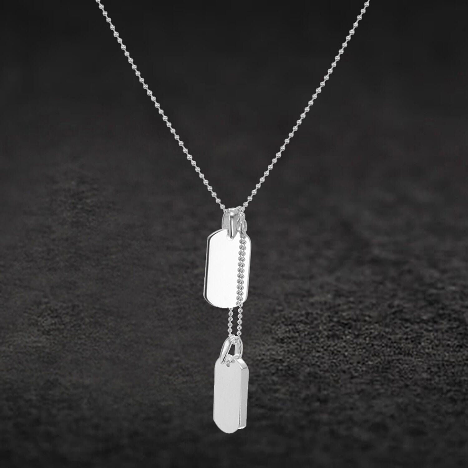 Sterling Silver NecklaceE (Size - 18),  Silver Wt. 10.2 Gms